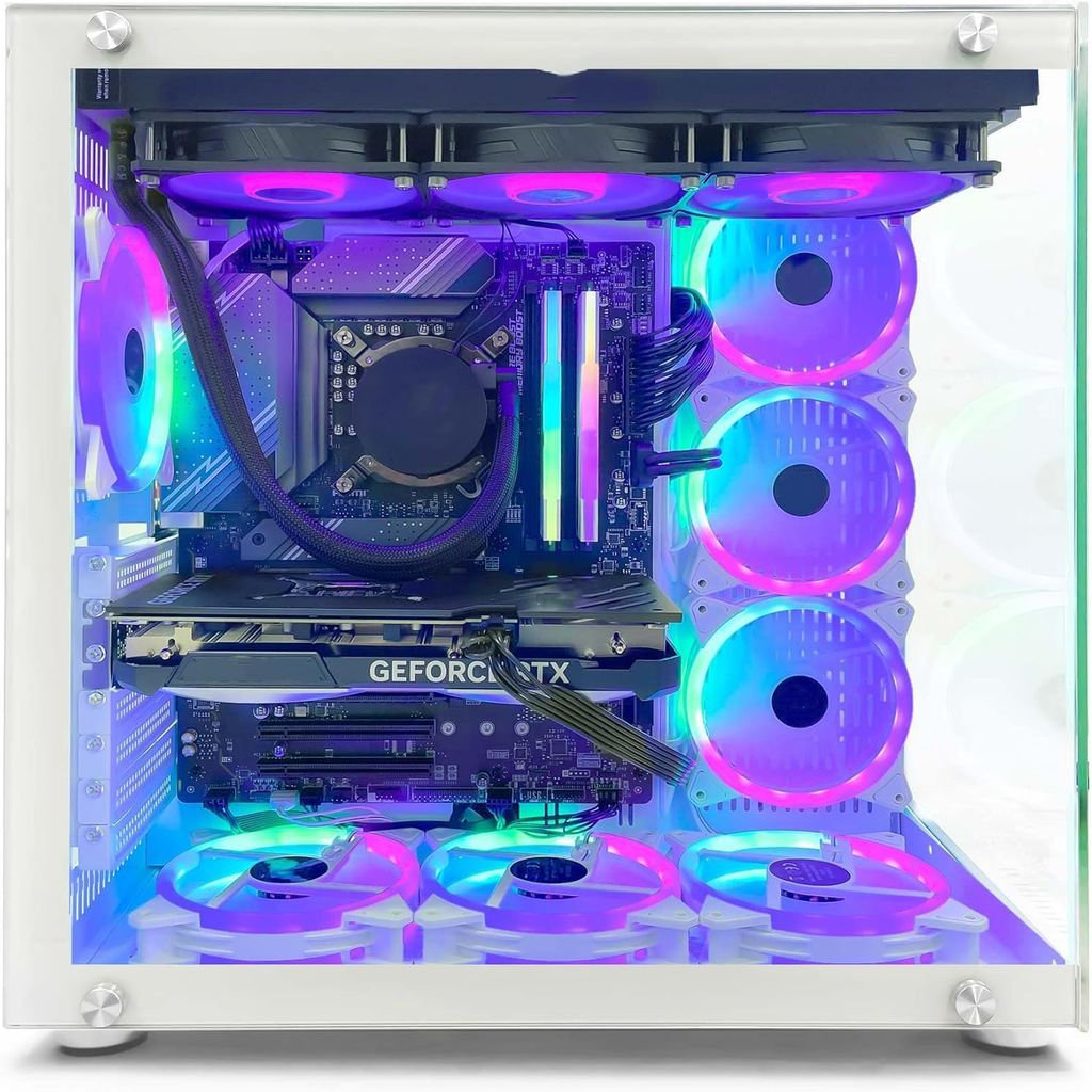 PC Gaming - Processeur Ryzen 5 • RTX 5070 12 GO • RAM DDR4 16 GO RGB • SSD 1 to • WiFi • BOÎTIER ARGB • Watercooling • W11