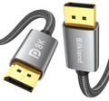 8K Câble DisplayPort 1.4, [Certifié VESA] 4K@144Hz/165Hz, 2K@240Hz, 8K@60Hz, 32.4Gbps Câble DP, HDR, G-Sync Free-Sync