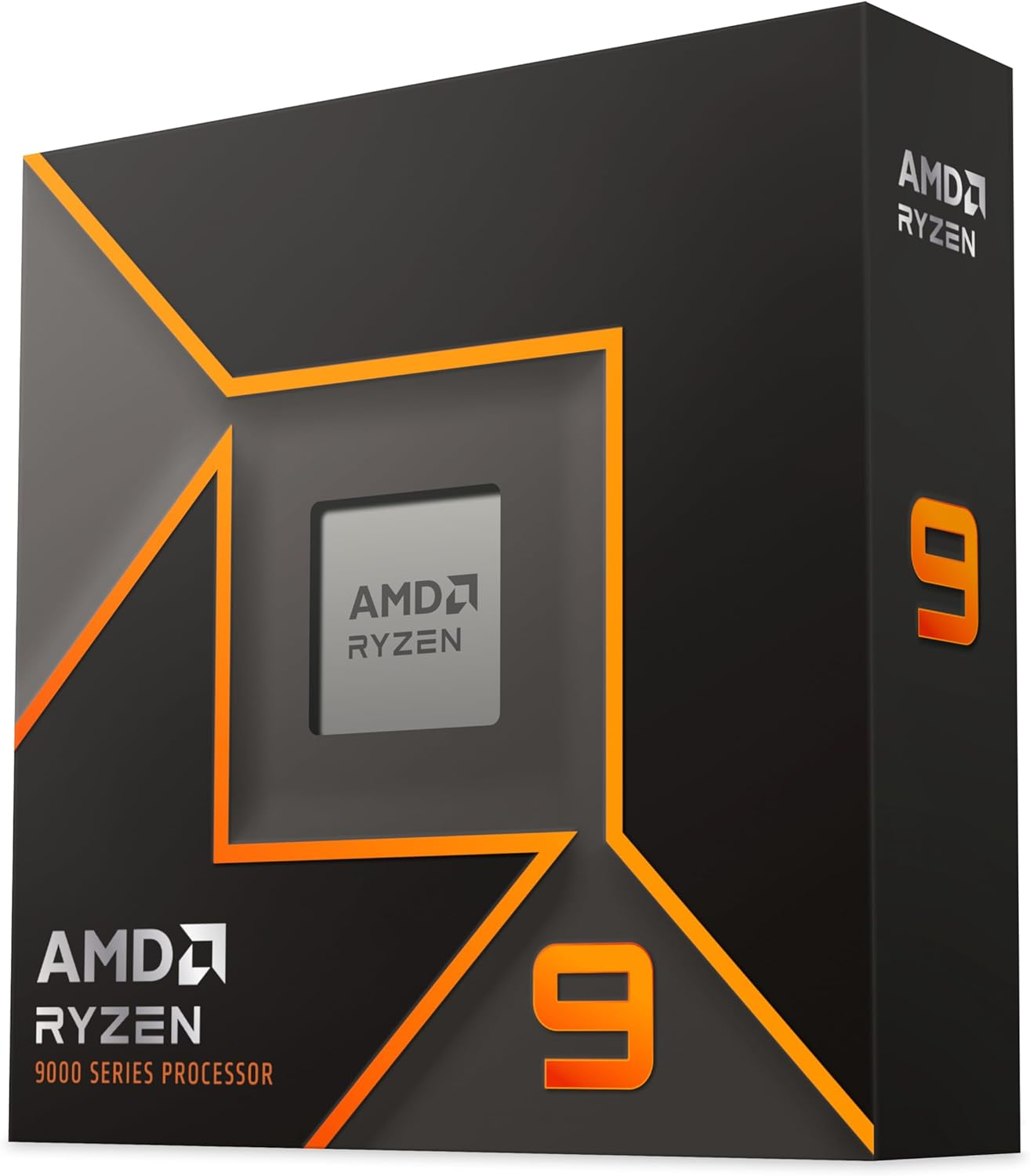 AMD Ryzen 9 9900X Processeur (Radeon Graphique Intégré, 12 Coeurs/24 Threads, 120W TDP, Socket AM5, Cache 76Mo, jusqu'à 5.6 GHz Fréquence Boost, Pas de Ventilateur )