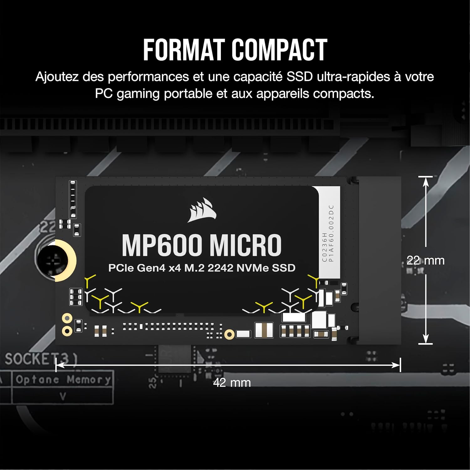 Corsair MP600 SSD NVMe 2To