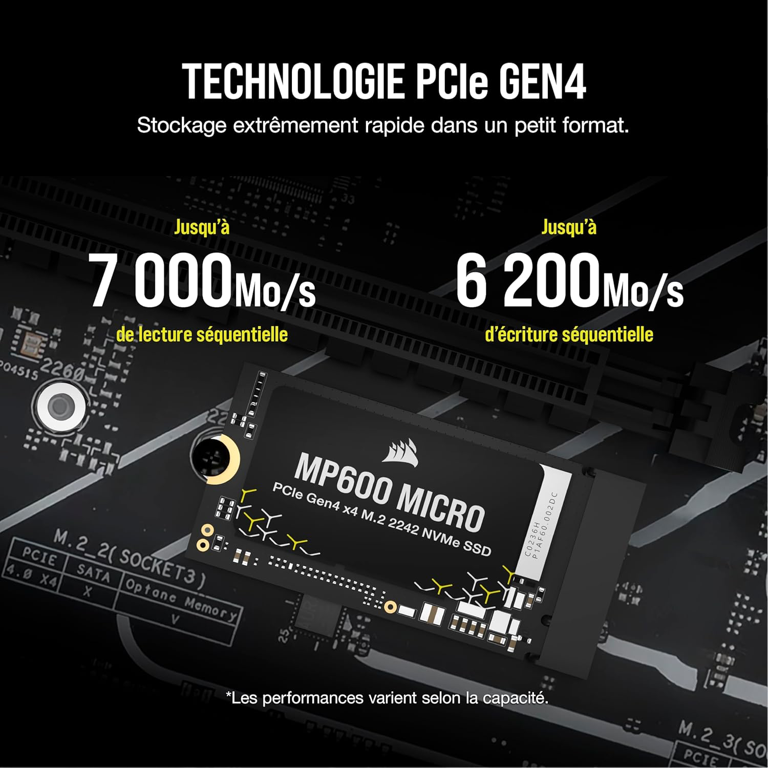 Corsair MP600 SSD NVMe 2To