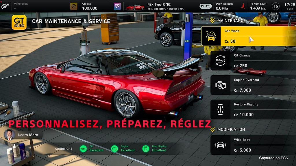 Sony, Gran Turismo 7 PS5, Jeu de Course, Édition Standard, Version Physique avec CD, En Français, 1 Joueur et Multijoueurs, PEGI 3, Pour PlayStation 5