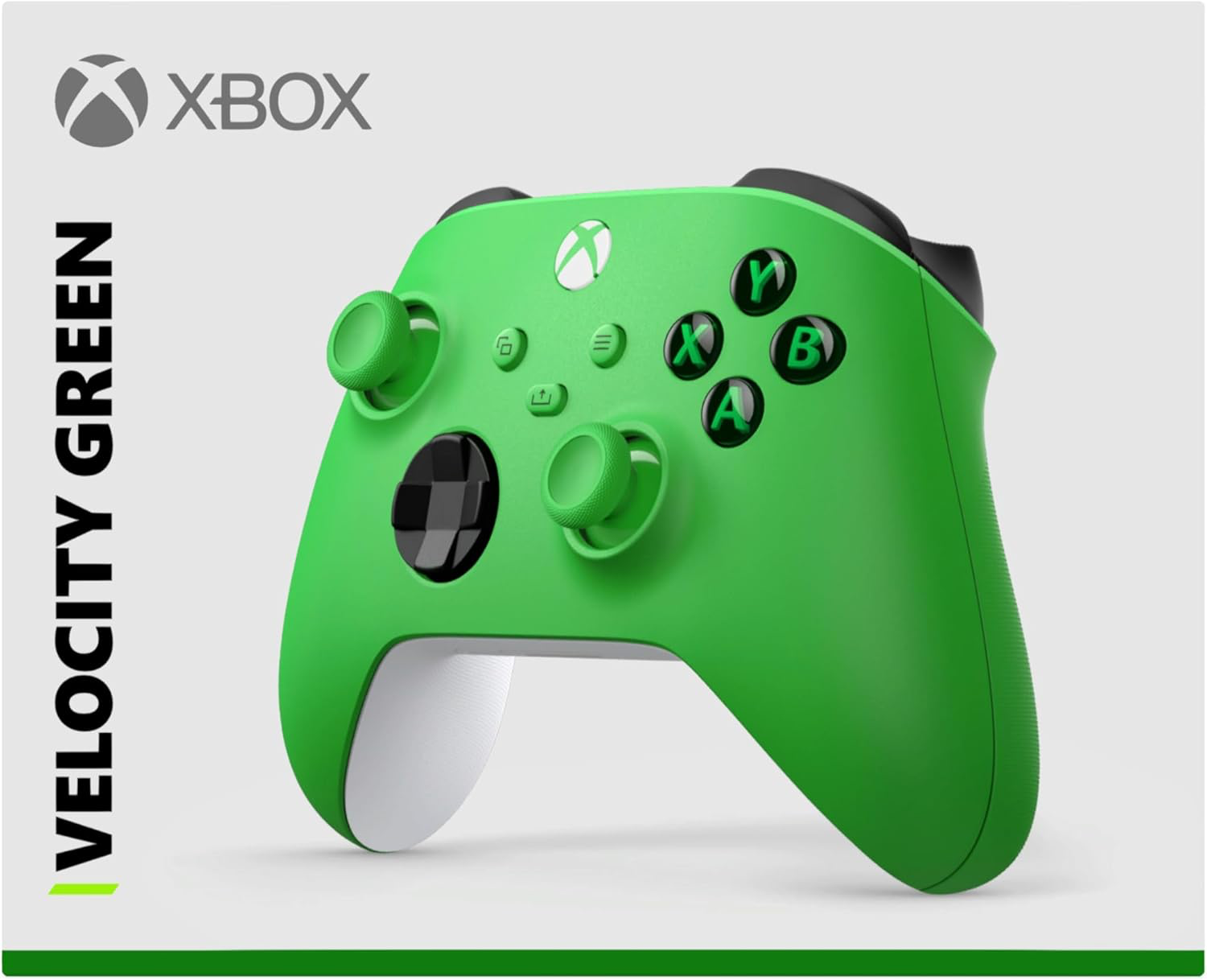 Xbox Manette sans Fil - Velocity Green One, Series X, Series S, Windows 10 & 11, Android et iOS