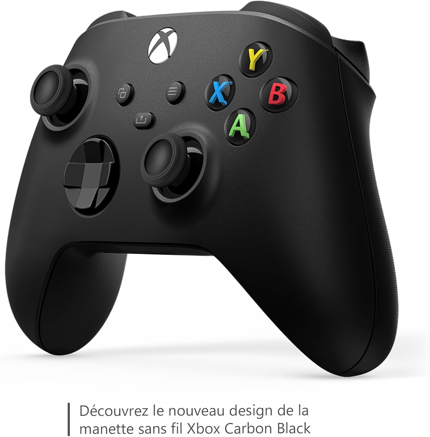 Xbox Manette sans Fil - Carbon Black Series X, Series S, One, Windows 10 & 11, Android et iOS