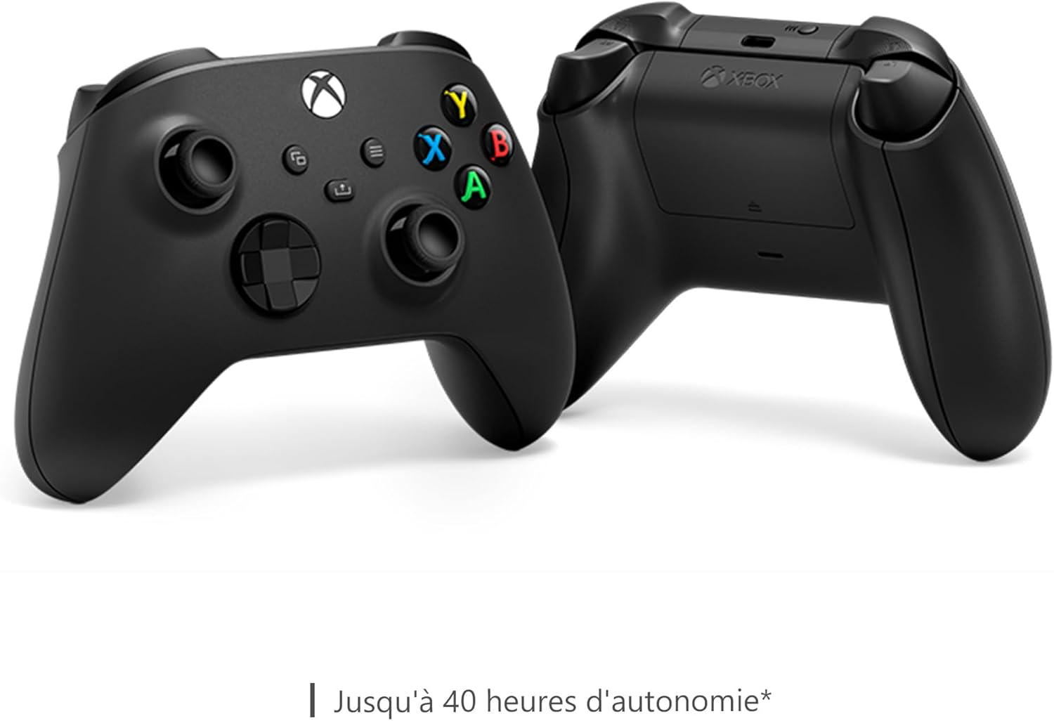 Xbox Manette sans Fil - Carbon Black Series X, Series S, One, Windows 10 & 11, Android et iOS