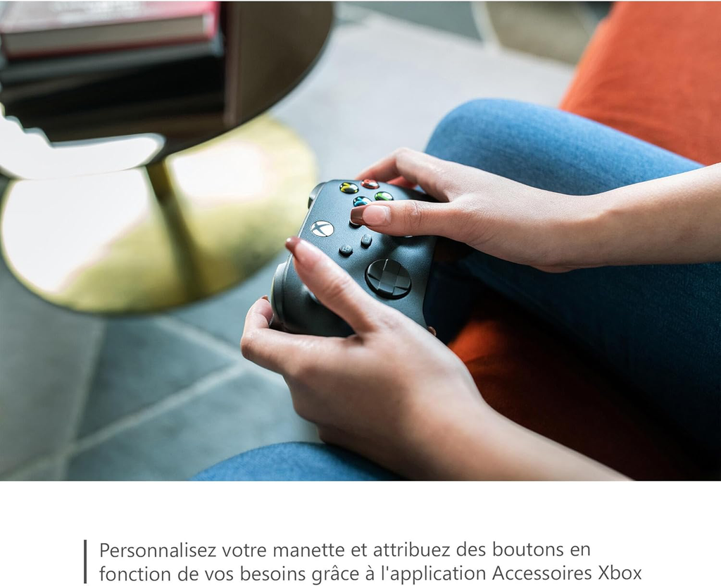 Xbox Manette sans Fil - Carbon Black Series X, Series S, One, Windows 10 & 11, Android et iOS