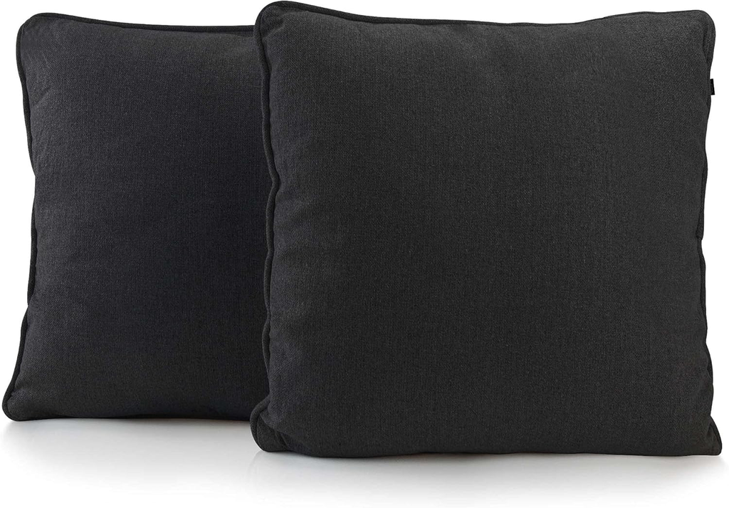 Coussin canapé 40x40 décoratif, Housse en Coton Oeko-TEX - Coussin décoratif avec Rembourrage moyennement Dur - Parfait comme Coussin Dos Confortable de qualité supérieure
