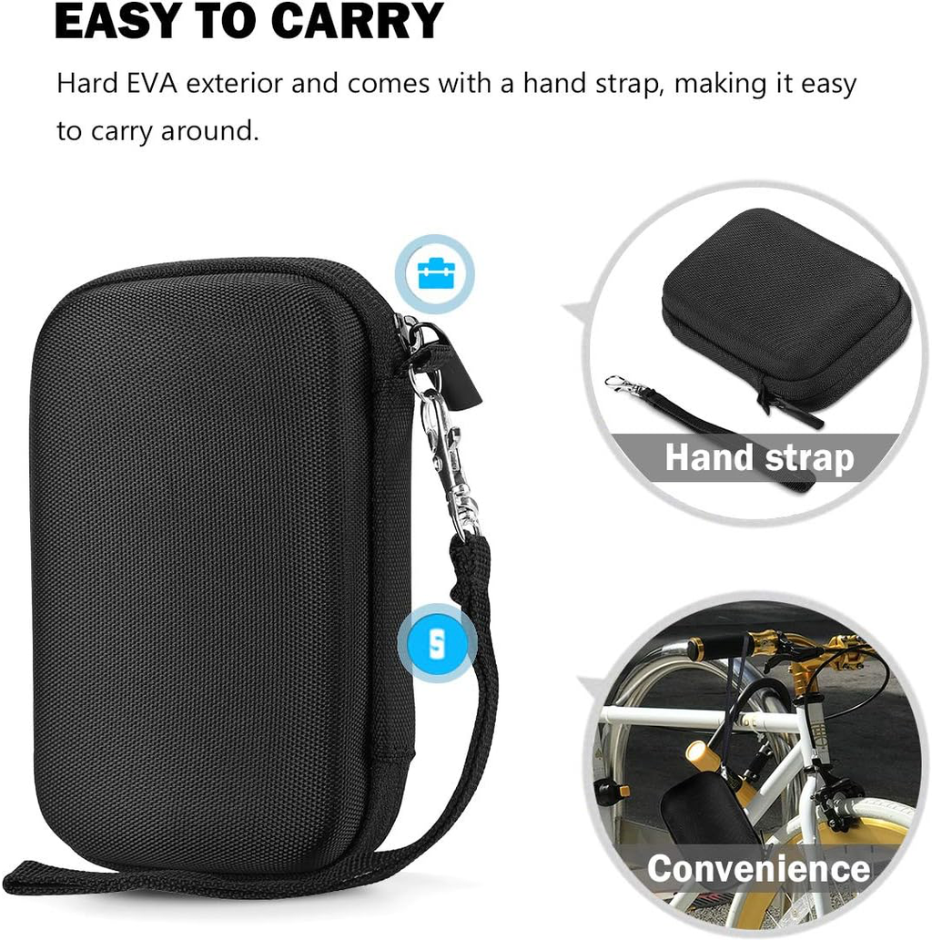 Étui pour SSD Extreme Portable SanDisk, SDSSDE60 2TB / 1TB / 500GB / 250GB, Housse de Protection en EVA Rigide Antichoc Résistant à l'eau