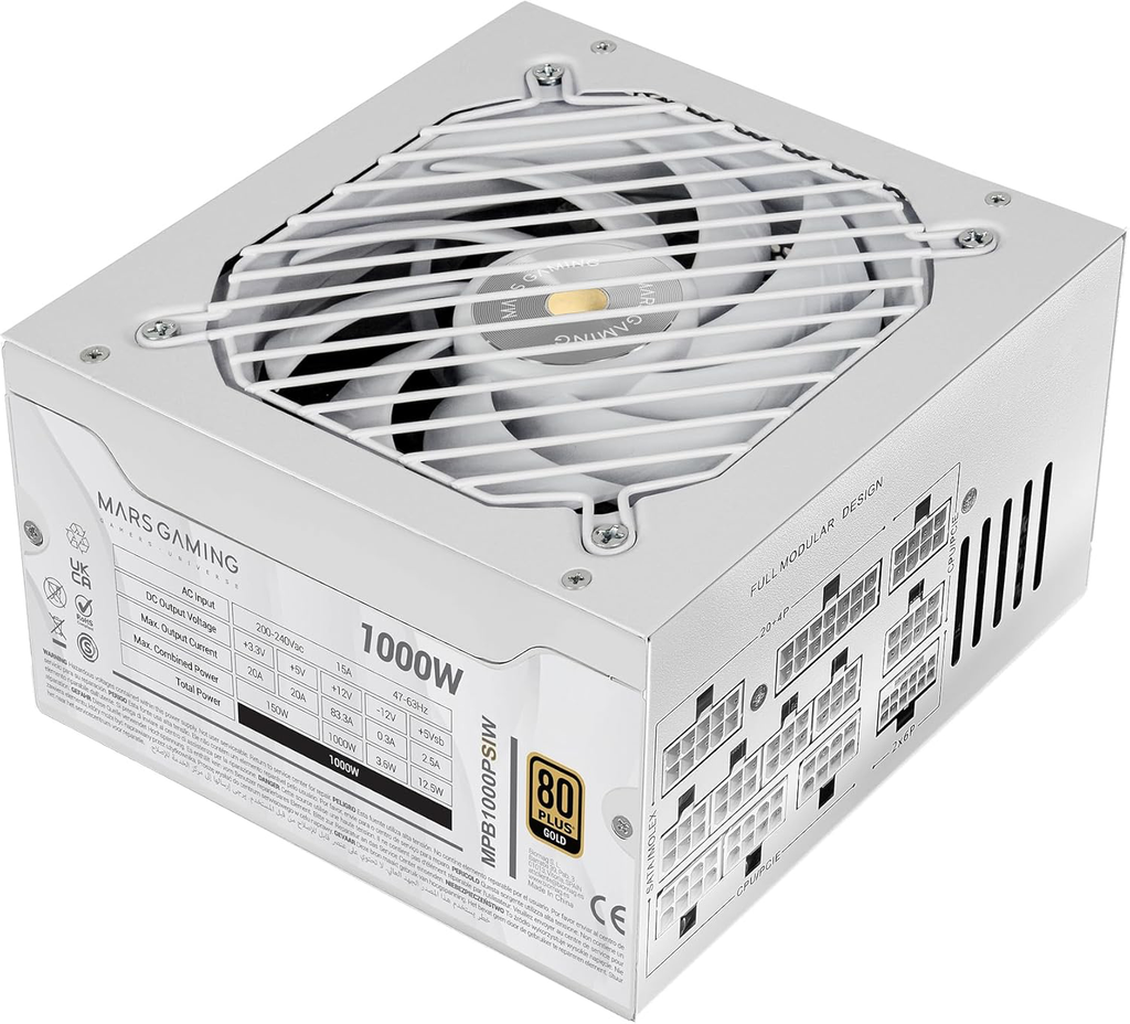 Alimentation Full Modulaire ATX 1000W, Ventilateur SI 14cm