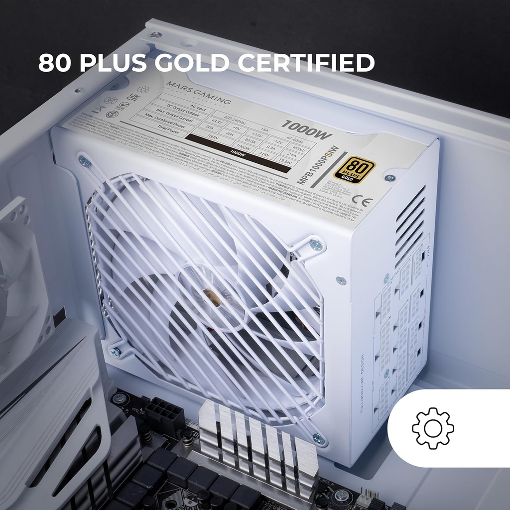 Alimentation Full Modulaire ATX 1000W, Ventilateur SI 14cm
