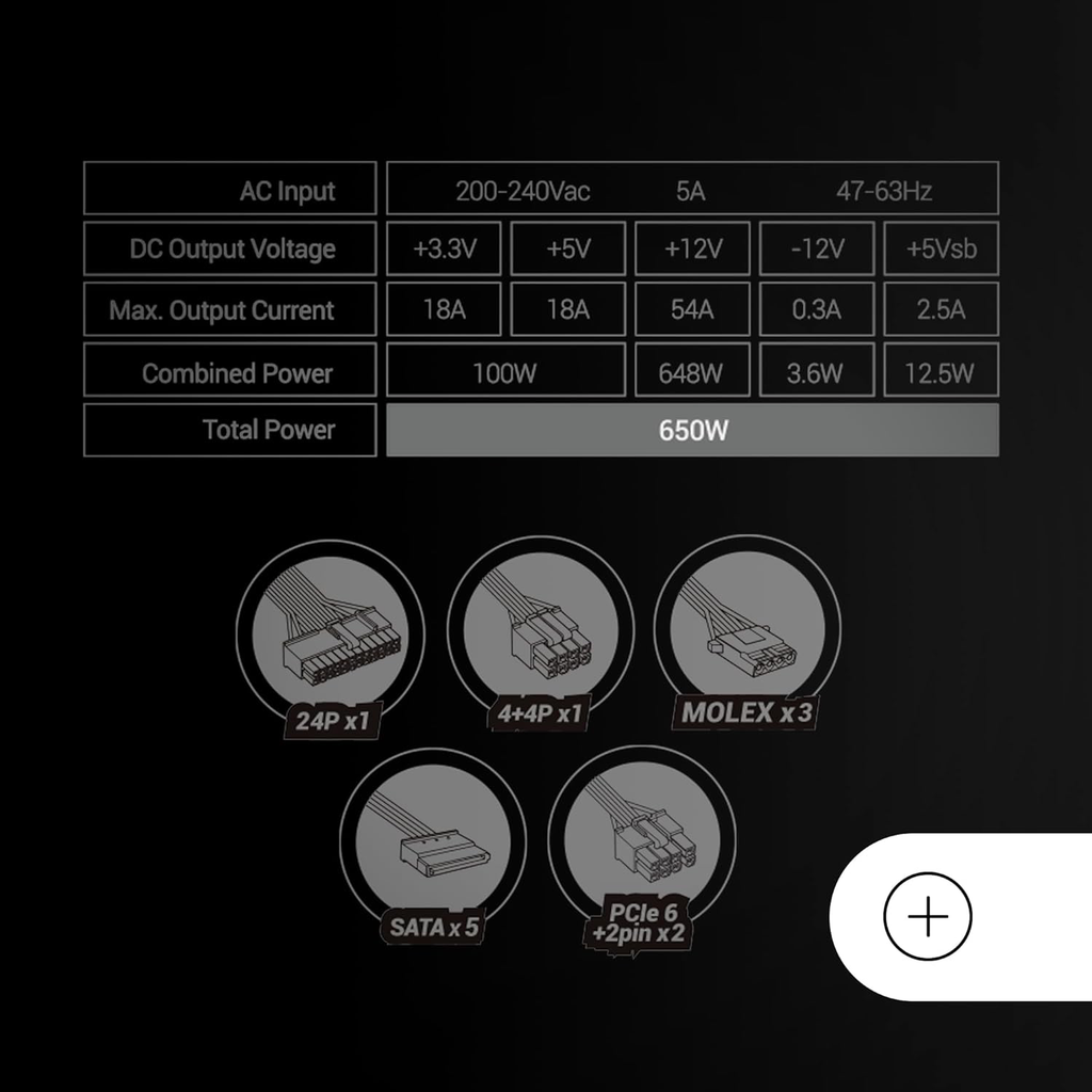 Alimentation PC ATX 650W