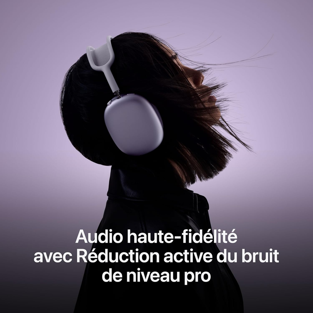 Apple AirPods Max Casque Circum-auriculaire sans Fil, réduction Active du Bruit de Niveau Pro