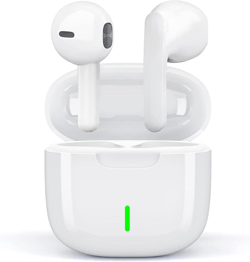 Écouteurs Bluetooth sans Fil, Bluetooth 5.3 Intra-Auriculaires Casque avec 4 ENC Réduction Antibruit Mic