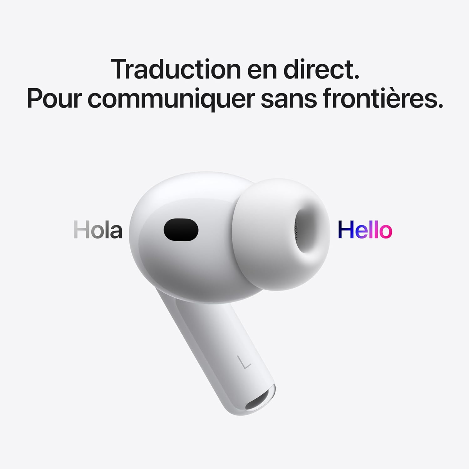 Apple AirPods Pro 3 Écouteurs sans Fil, réduction Active du Bruit, détection de la fréquence Cardiaque