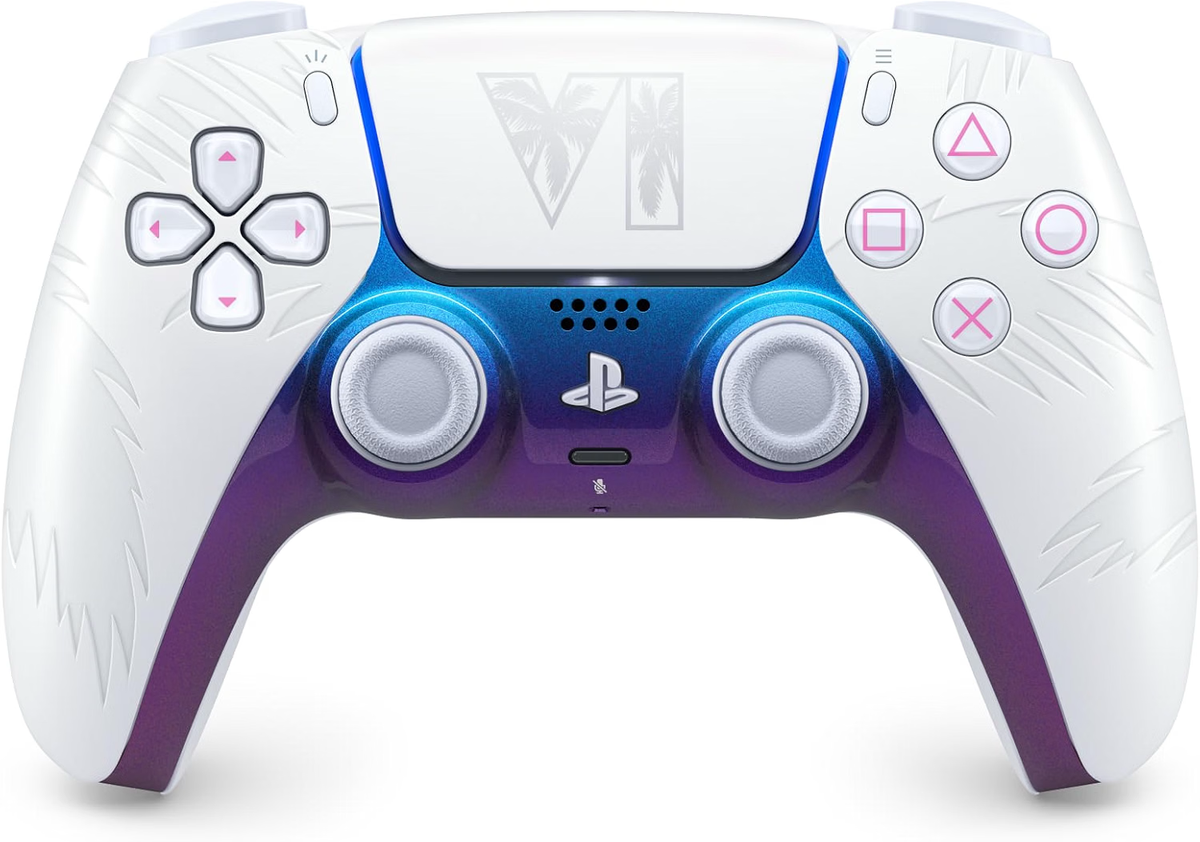 Manette sans fil DualSense – Edition Limitée Grand Theft Auto VI - Blanche