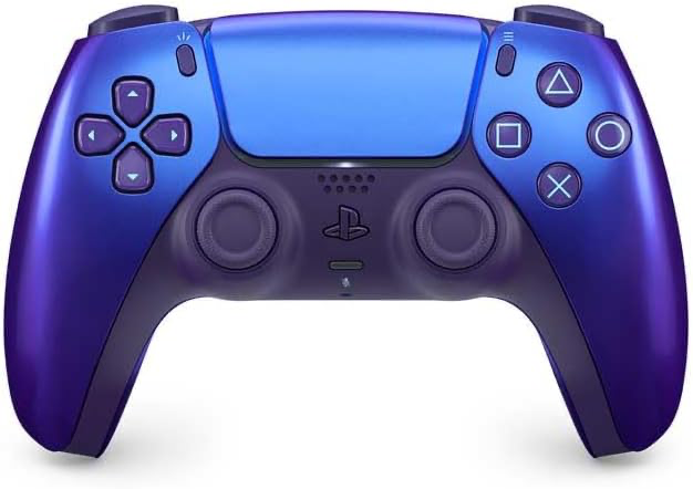 Playstation Sony, Manette 5 Officielle DualSense, Sans Fil, avec Retour Haptique & Gâchettes Adaptatives, Micro Intégré, Batterie Rechargeable, Couleur : Chroma Indigo