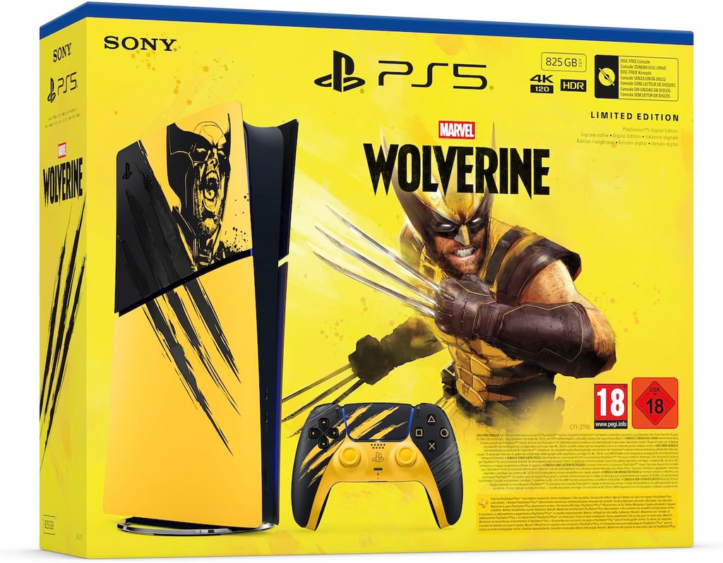 Console PlayStation 5 numérique - Edition Limitée Wolverine