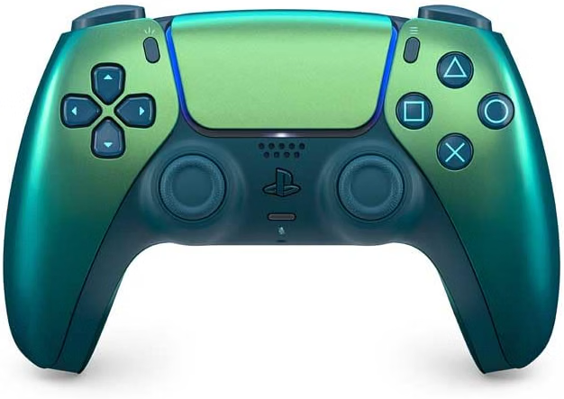 Playstation Sony, Manette 5 Officielle DualSense, Sans Fil, avec Retour Haptique & Gâchettes Adaptatives, Micro Intégré, Batterie Rechargeable, Couleur : Chroma Teal