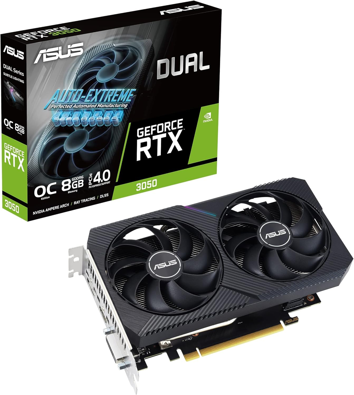 ASUS PHOENIX NVIDIA GeForce RTX 3050 V2 OC Edition – Carte graphique (8GB GDDR6)