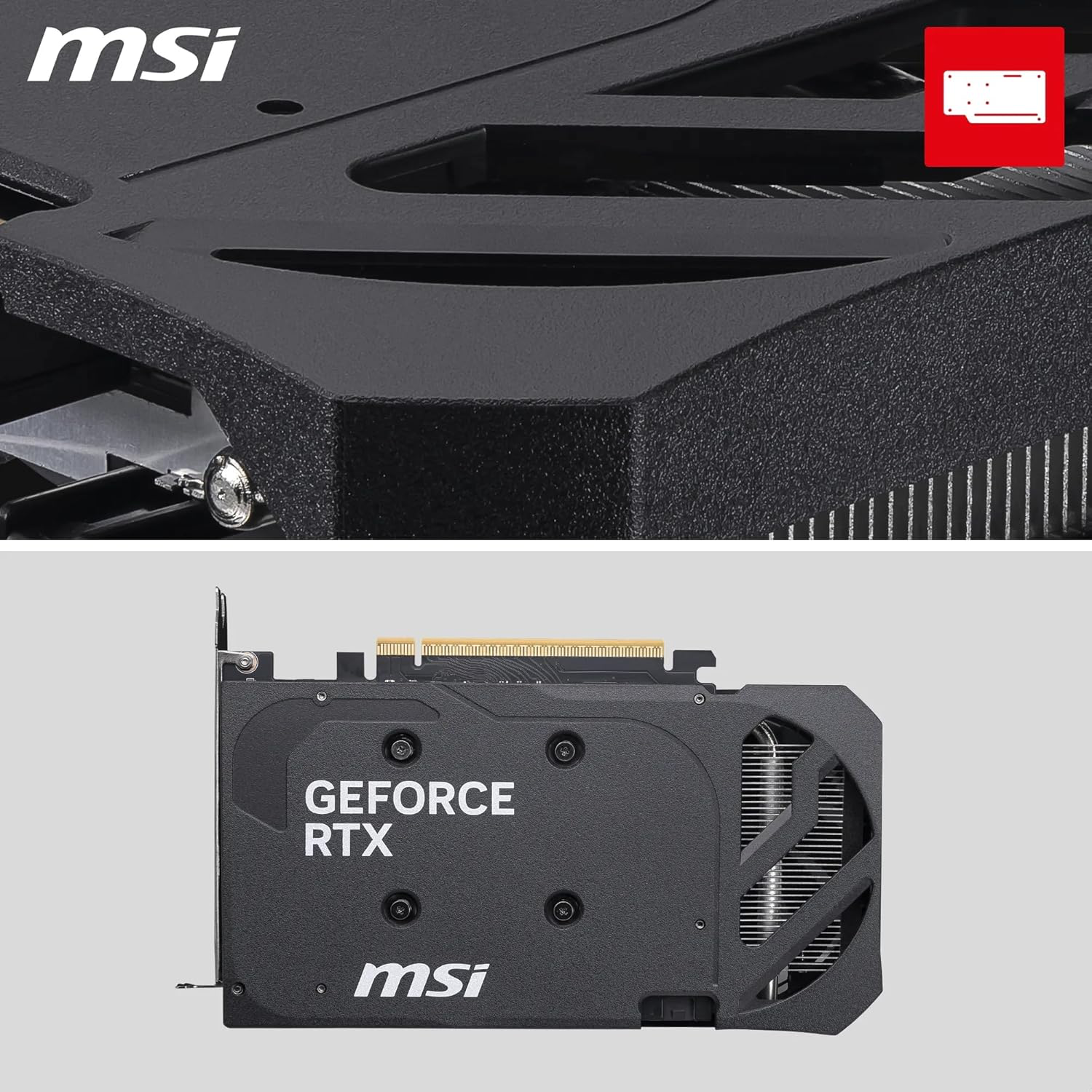 MSI NVIDIA GeForce RTX 5050 8G Shadow 2X OC Carte Graphique - 8 Go GDDR7