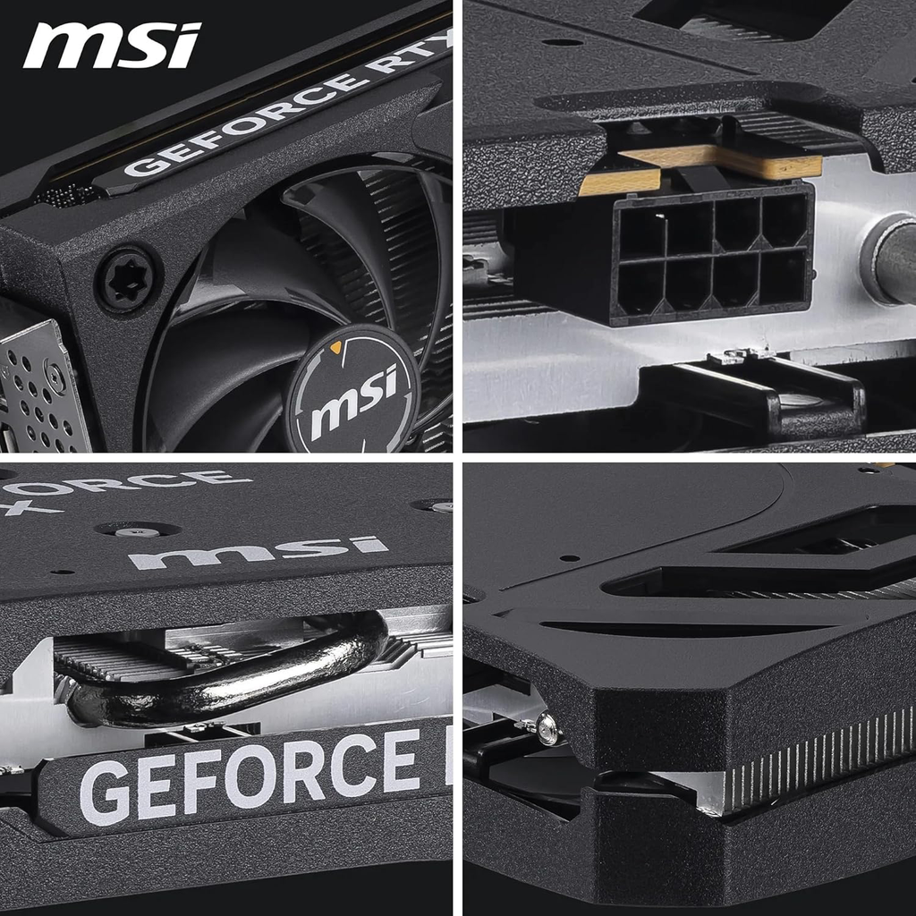 MSI NVIDIA GeForce RTX 5050 8G Shadow 2X OC Carte Graphique - 8 Go GDDR7
