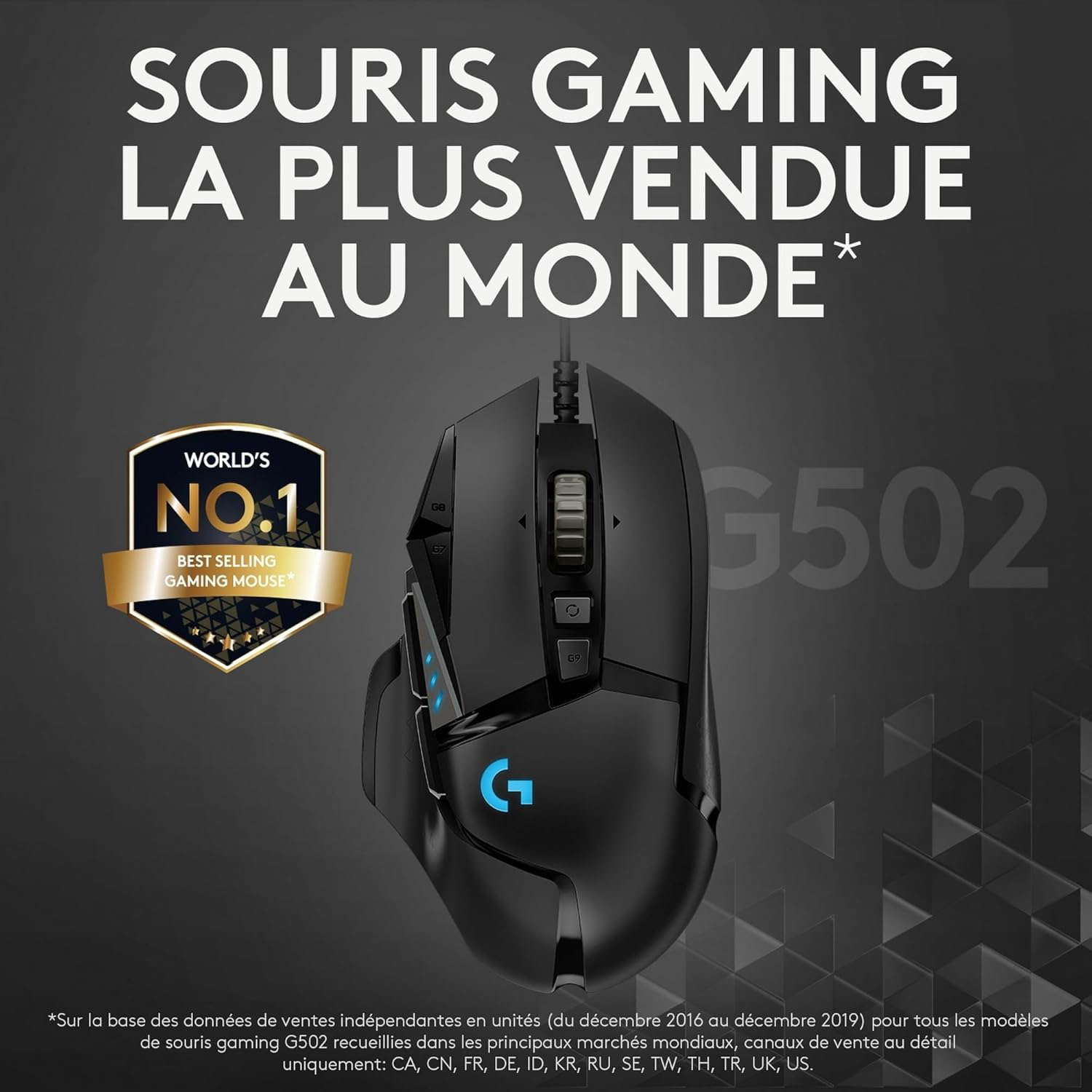 Logitech G G502 HERO Souris Gamer Filaire Haute Performance