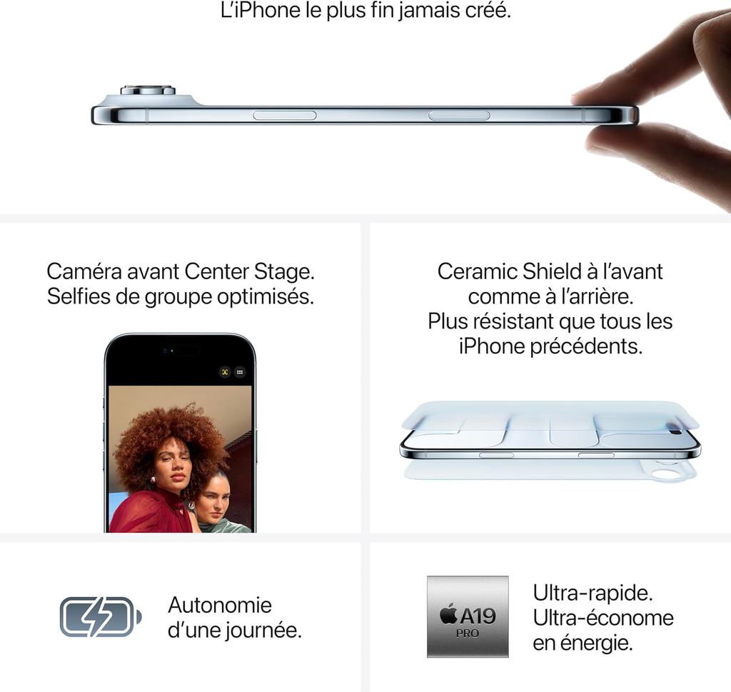Apple iPhone Air 256 Go Le Plus Fin des iPhones