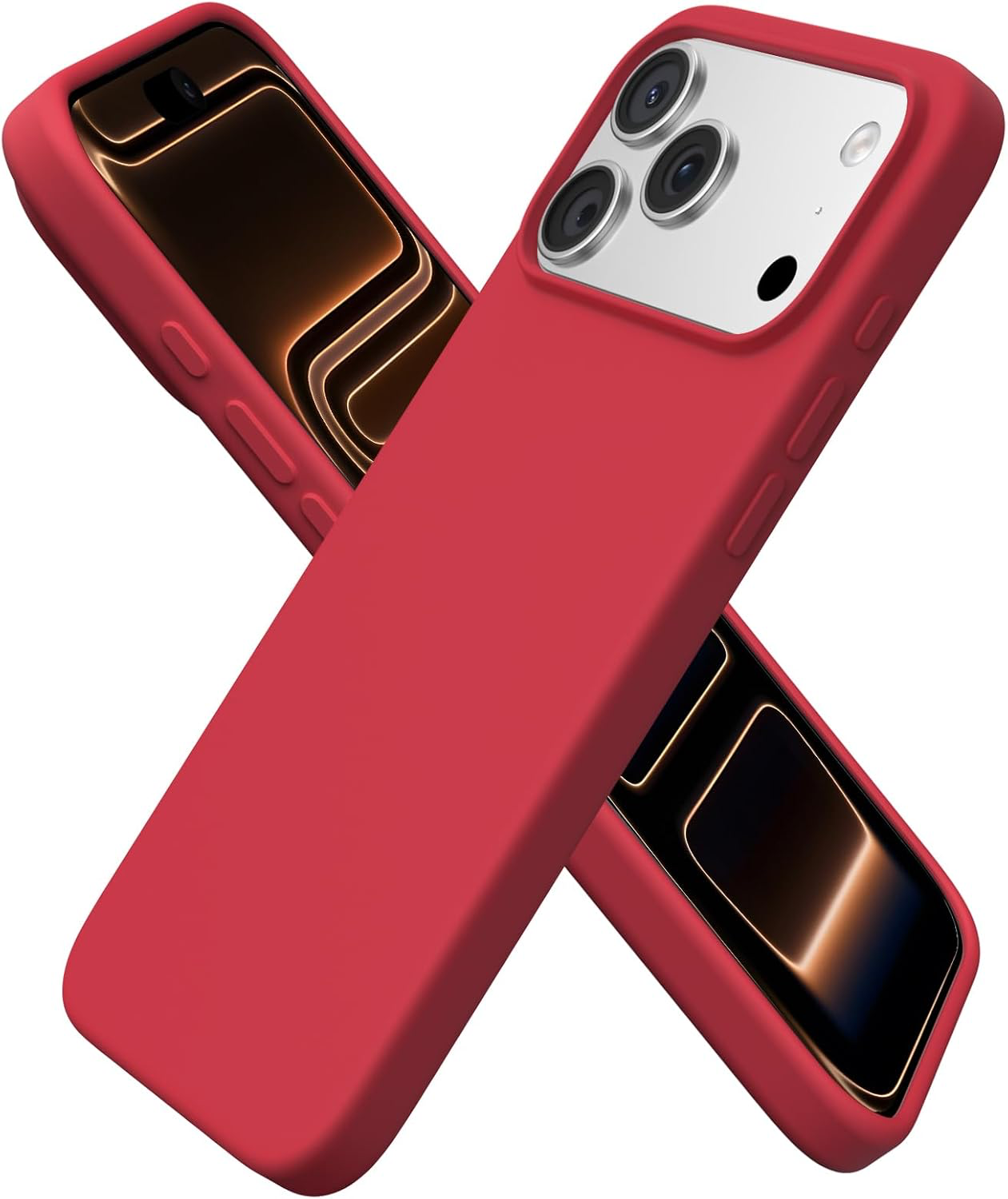 ORNARTO Coque pour iPhone 17 Pro Max - Silicone