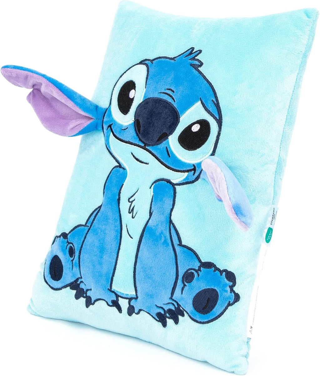 Disney Lilo & Stitch Coussin Câlin – Coussin en Peluche 3D Super Doux