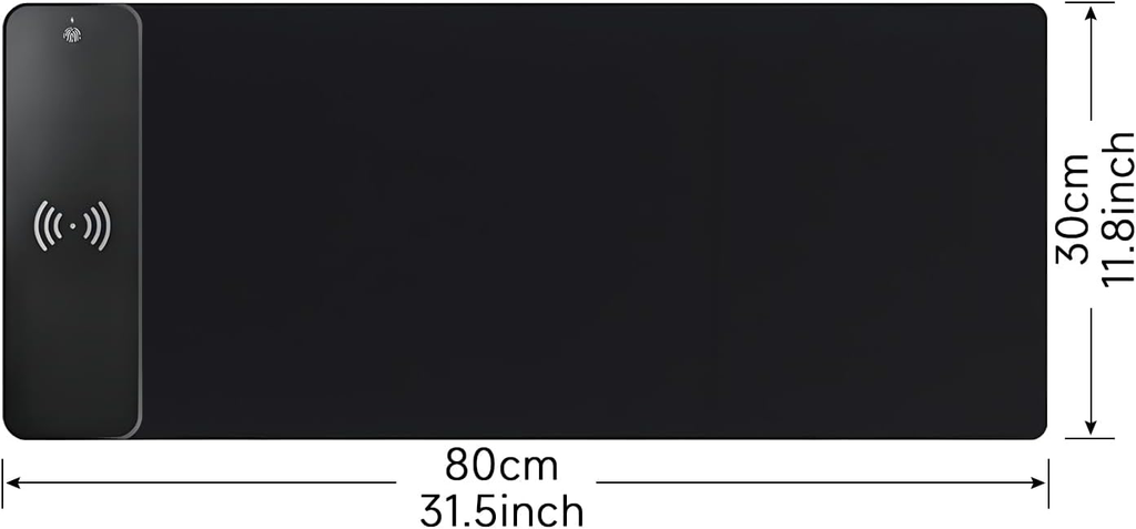Tapis de Souris XXL RGB avec Chargeur sans Fil