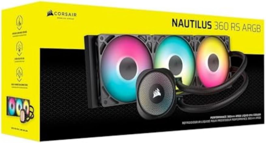 CORSAIR Nautilus 360 RS ARGB Refroidisseur Liquide