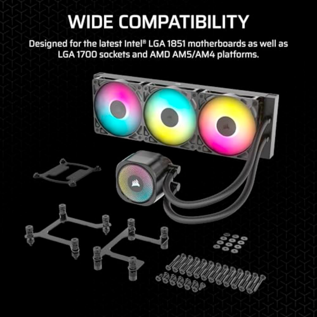 CORSAIR Nautilus 360 RS ARGB Refroidisseur Liquide