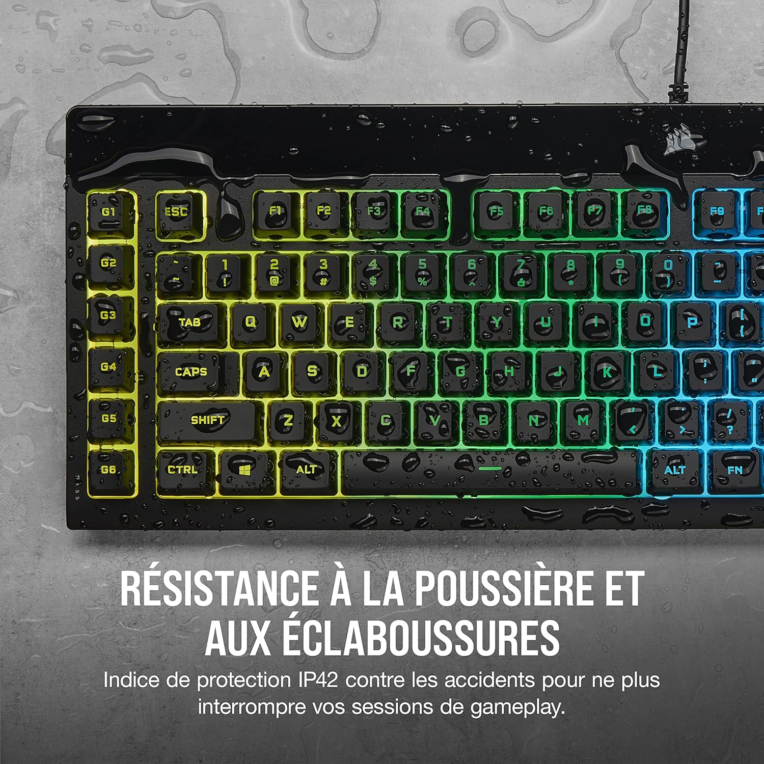 CORSAIR K55 RGB PRO Clavier de Jeu Filaire à Membrane