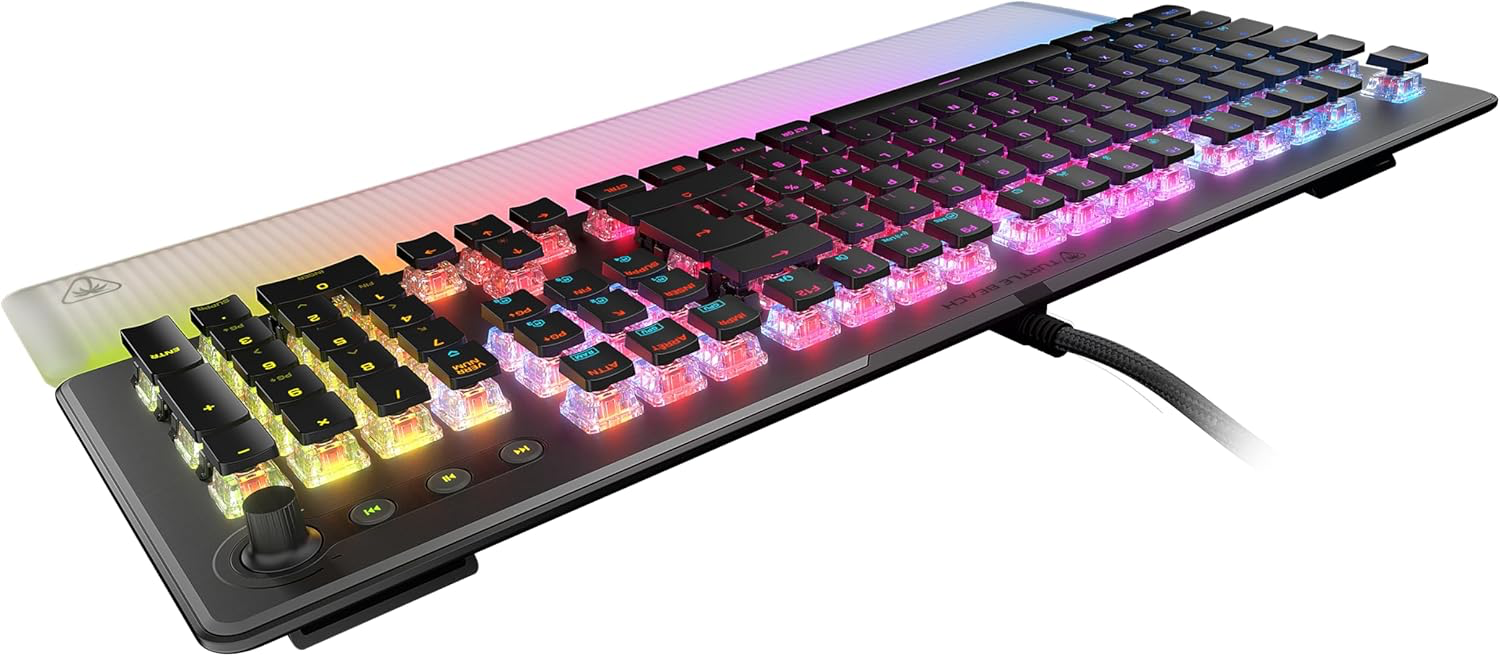 Turtle Beach Vulcan II Max - Clavier de Jeu Optique et Mécanique pour PC