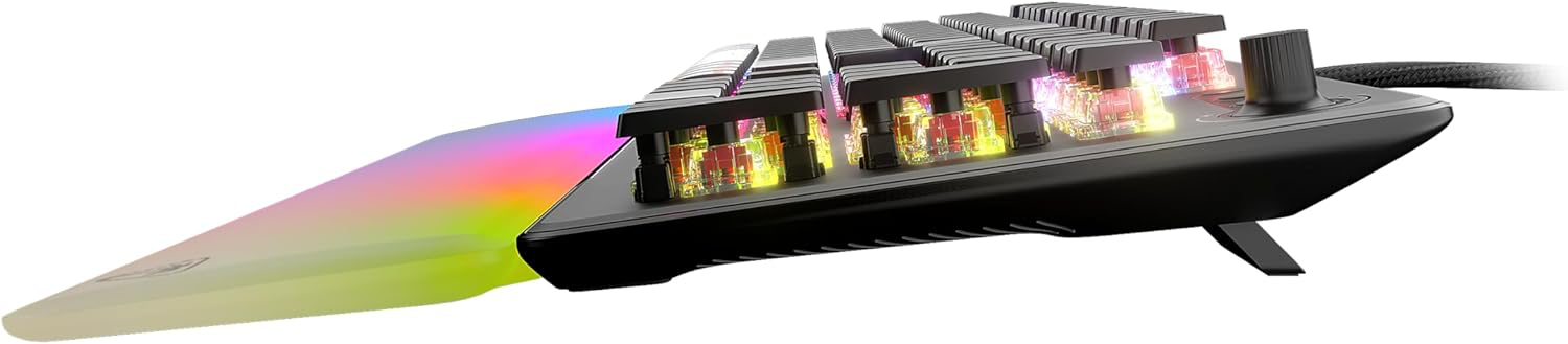 Turtle Beach Vulcan II Max - Clavier de Jeu Optique et Mécanique pour PC