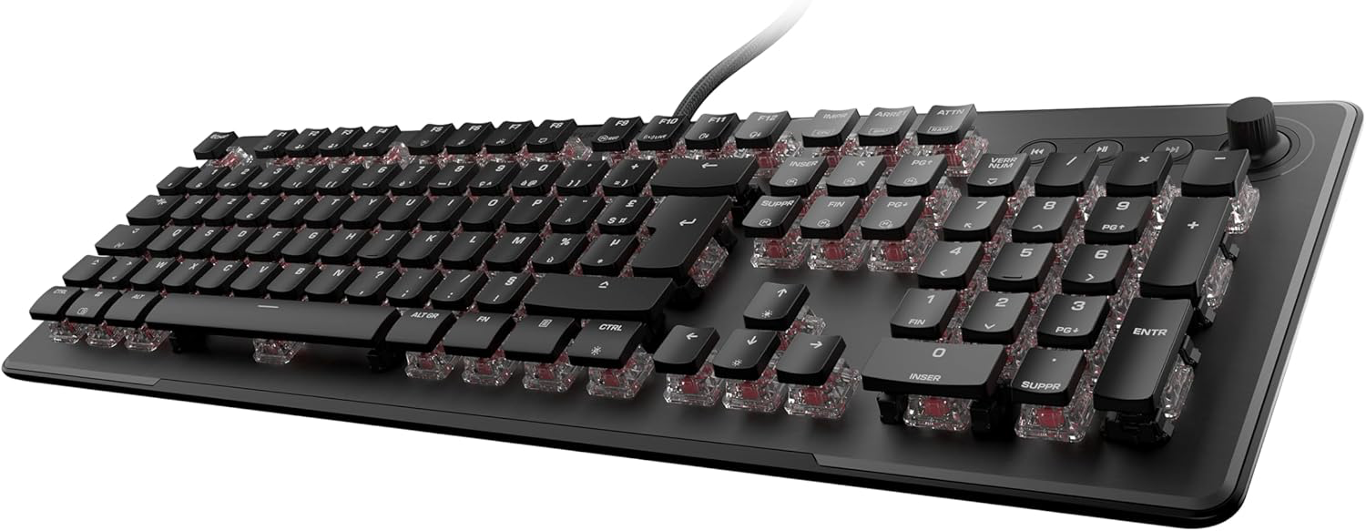 Clavier de Jeu Optique et Mécanique pour PC