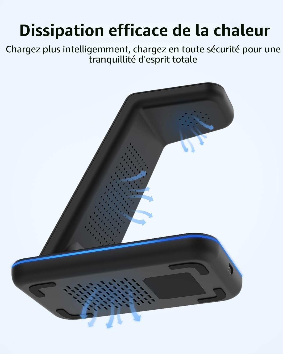 Station de Charge pour Samsung, 3 en 1 Chargeur Induction para Samsung