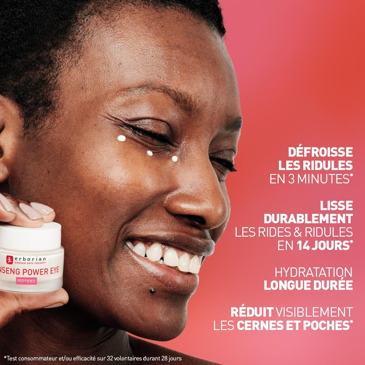 Erborian - Ginseng Power Eye - Crème Contour des Yeux Lissante Anti-Âge