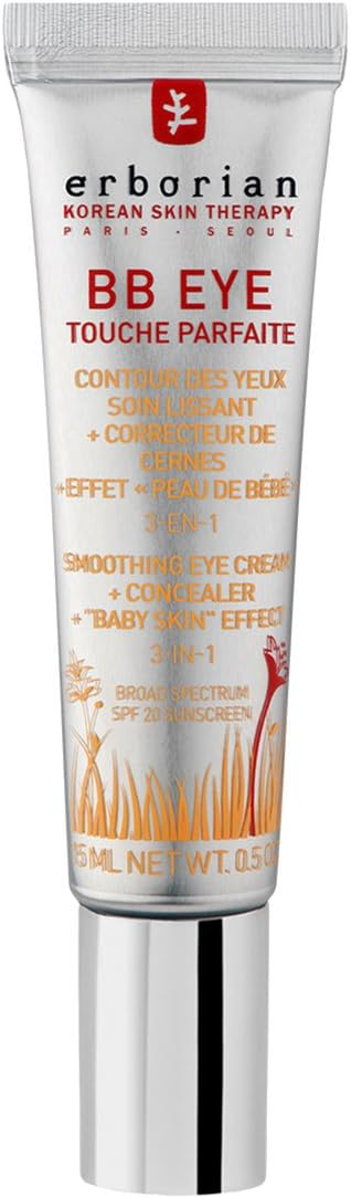Erborian - Crème Eye Touche Parfaite - Maquillage & Soin du Visage - Contour des Yeux - Camoufle, Anti-Cernes