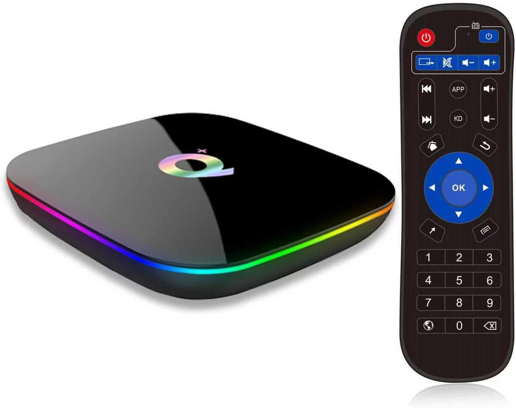 Smart TV Box 4GB RAM 32GB ROM H616 Quad-Core Cortex-A53 GPU, Boitier TV Android Support 6K Ultra HD WiFi 2.4GHz