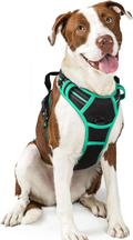 Harnais Chien Anti Traction, Arnet pour Chiens avec Poignée Contrôl, Facile à Mettre, Gilet Réfléchissant Réglable avec Attache Devant