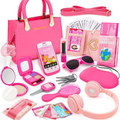 Sac à Main Petite Fille avec Accessoires - Maquillage Fille, Portefeuille, Un téléphone, Noël Cadeau d'anniversaire Jouets Filles 3 4 5 6 7 8 Ans
