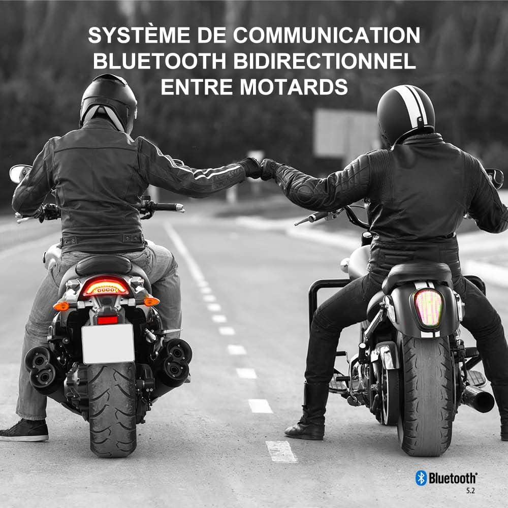 Cardo Spirit, système de Communication Bluetooth pour Casque de Moto - 1 Unité