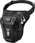 Sacoche de Jambe Moto, [Capacité Extensible] Sac Banane Pochette Ceinture Homme & Femme