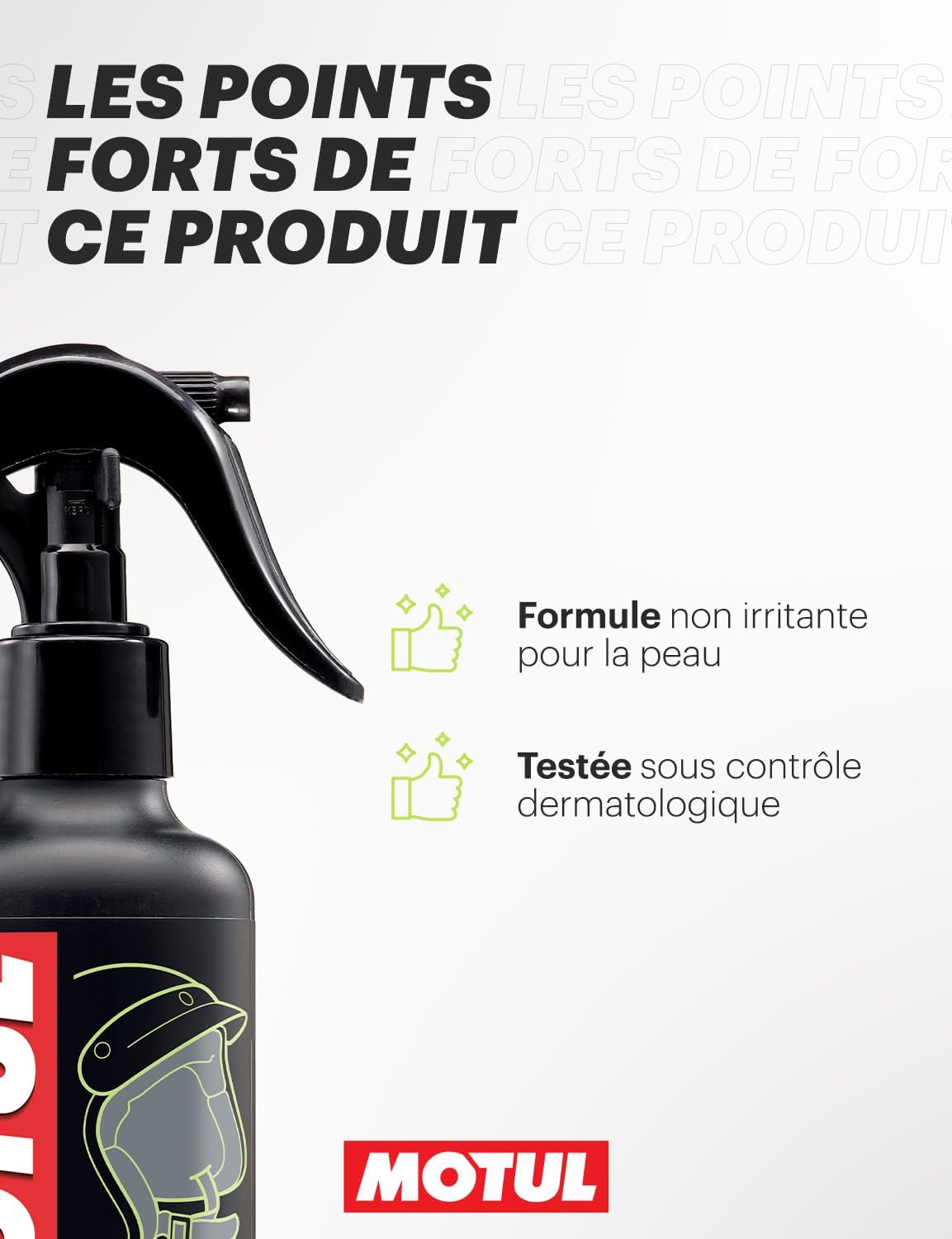 Motul - Spray Nettoyant Intérieur Casque Moto