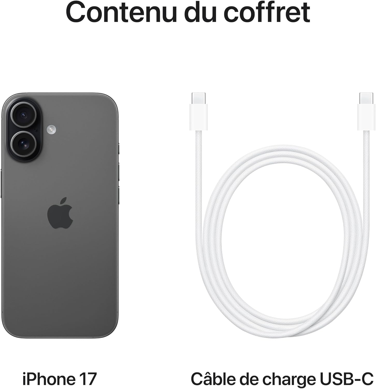 Apple iPhone 17 256 Go : Écran 6,3 pouces avec ProMotion, Puce A19, Caméra avant Center Stage, Meilleure résistance aux rayures, Autonomie d’une journée
