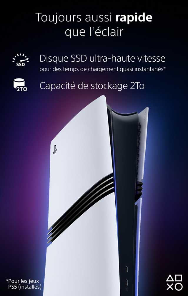 PS 5 Edition Pro 2 To, Performance 120 FPS, +1 DualSense