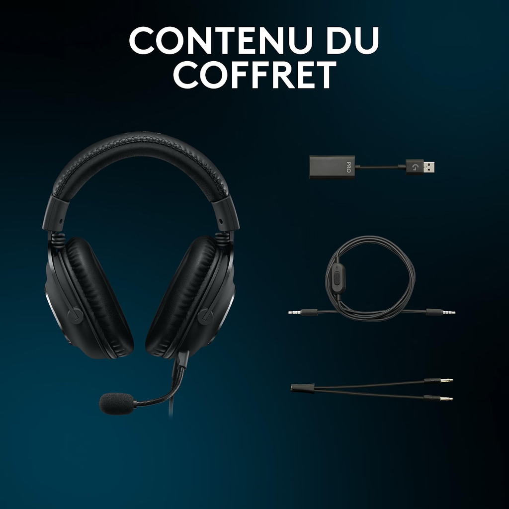 Logitech G Pro X SE Casque gaming filaire avec microphone