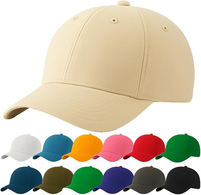 Casquette Baseball Snapback Hip Pop Couleur Unie Ajustable 6 Panneaux Taille Unique Golf Hat Motorcycle Trucker Cap - Homme Femme