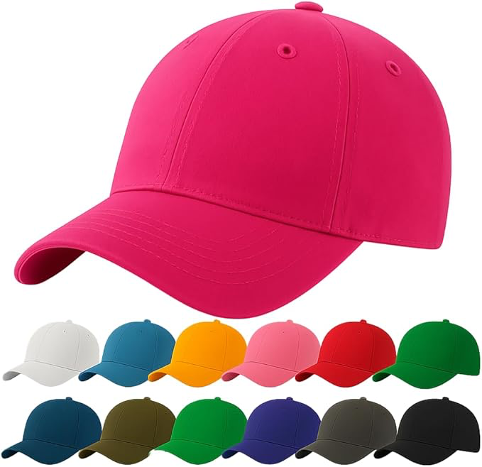 Casquette Baseball Snapback Hip Pop Couleur Unie Ajustable 6 Panneaux Taille Unique Golf Hat Motorcycle Trucker Cap - Homme Femme